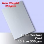 #H6105 - Linen Finish Card 350gsm A5 Size