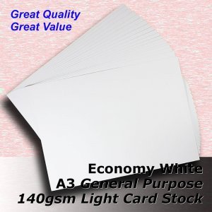 #L5168 - Value SMOOTH Bright White Card 140gsm A3 Size
