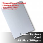 #H6008 - Linen Finish Card 300gsm A4 Size