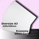 #H5669 - Economy White Card 350gsm SRA3 (Oversize A3)