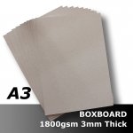 B1868 BoxBoard 1800gsm/3000ums A3 Card