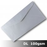#H6073 - Linen Finish Envelope 100gsm DL Size BLnS