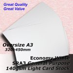 #L5169 - Value SMOOTH Bright White Card 140gsm SRA3 (Oversize A3