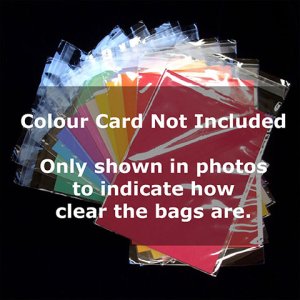 (image for) #PR120170 - 120x170mm Crystal Clear Cello Bags