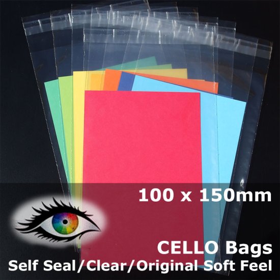 (image for) #PA46 - 100x150mm Soft Feel Cello Bags