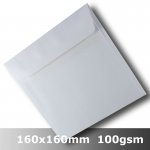 #H6076 - Linen Finish Envelope 100gsm 160mm Square WLnS