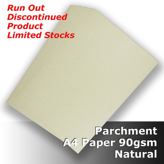 (image for) A4 Parchment 90gsm Natural Colour #G0211