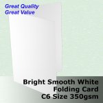 #L5622A - C6 Value Scored Cards Smooth Finish White Card 350gsm