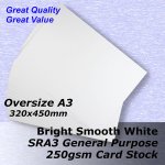 #L5369 - Value SMOOTH Bright White Card 250gsm SRA3 (Oversize A3