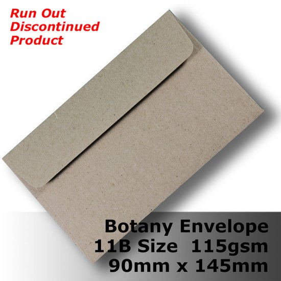 (image for) #S5178 Botany Enviro Envelope 115gsm 11B Size