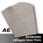 B1802 BoxBoard 1800gsm/3000ums A6 Card