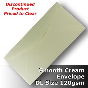 (image for) #H8473 - Smooth Ivory Envelope 120gsm DL Size BLnS