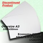 #H5169 - Economy White Card 150gsm SRA3 (Oversize A3)