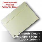 #H8489 - Smooth Ivory Envelope 120gsm 130x180mm WLnS