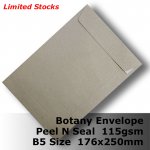 #S5194 Botany Enviro Envelope 115gsm B5 Size 176x250mm
