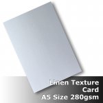 #H6205 - Linen Finish Card 280gsm A5 Size