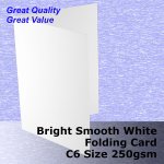 #L5322A - C6 Value Scored Cards Smooth Finish White Card 250gsm