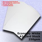 #H5368 - Economy White Card 250gsm A3 Size