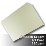 #H8468 - Smooth Finish Card Ivory 280gsm A3 Size