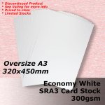 #H5569 - Economy White Card 300gsm SRA3 (Oversize A3)