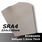 B1509 BoxBoard 900gsm/1500ums SRA4 (OverSize A4) Card