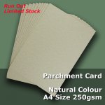 A4 Parchment 250gsm Natural Colour #G0208
